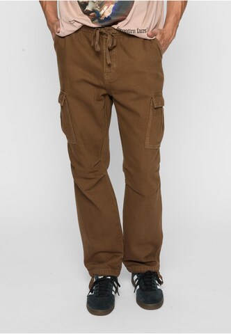 Loosefit Pantaloni cargo di 2Y Premium in marrone: frontale