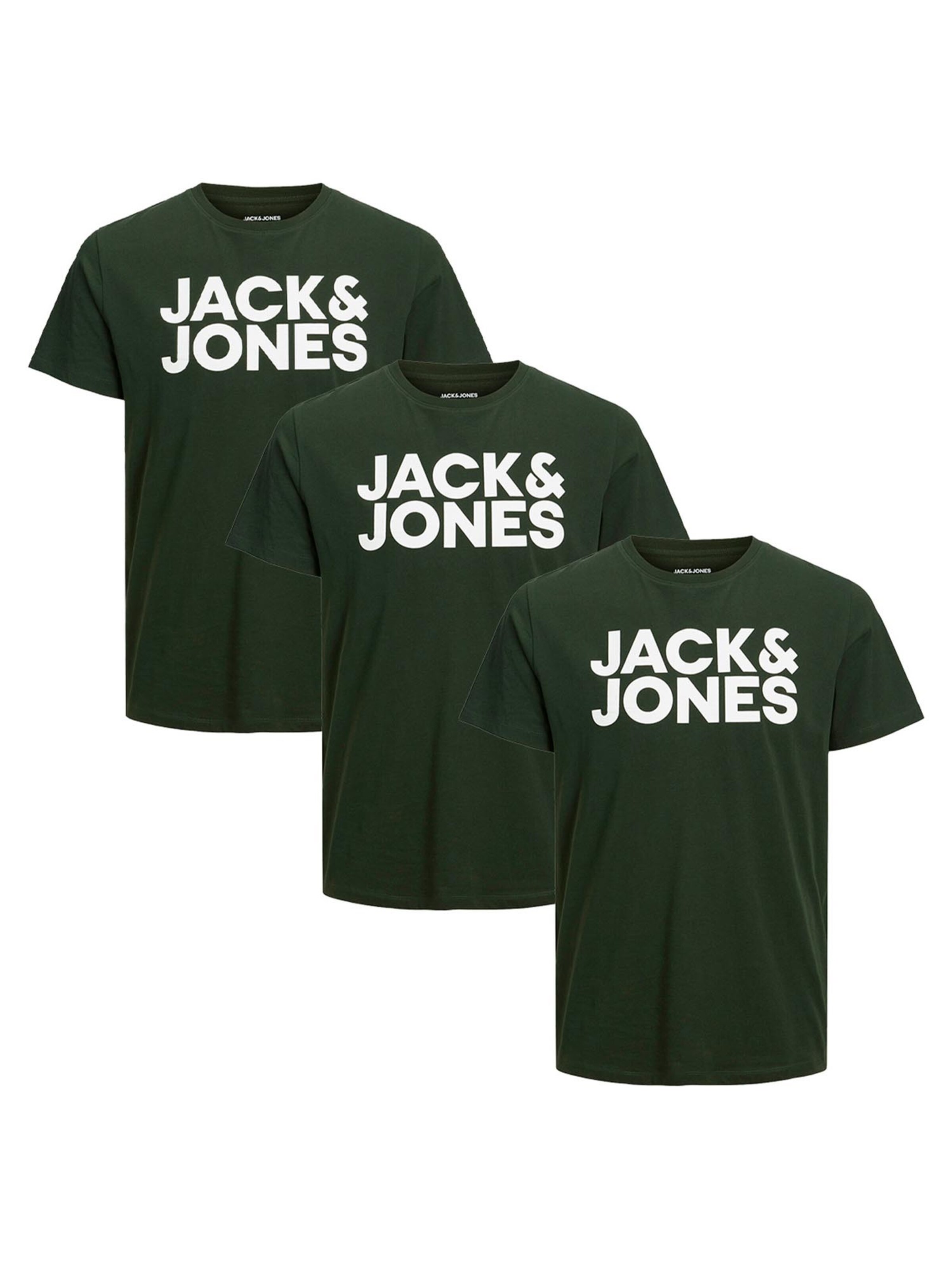 JACK & JONES Shirt 'Corp' in Green: front
