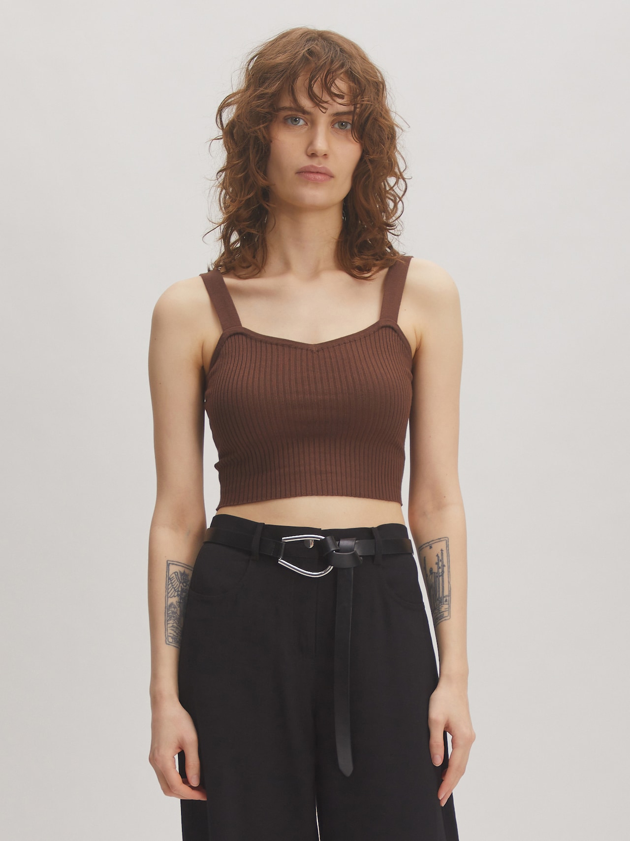 EDITED Produkte Top 'Hana' braun