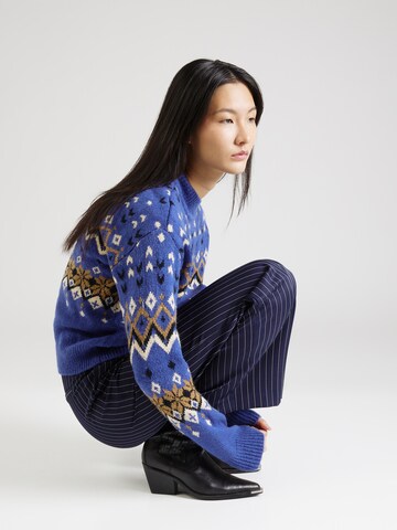 SAINT TROPEZ Sweater 'Airi' in Blue