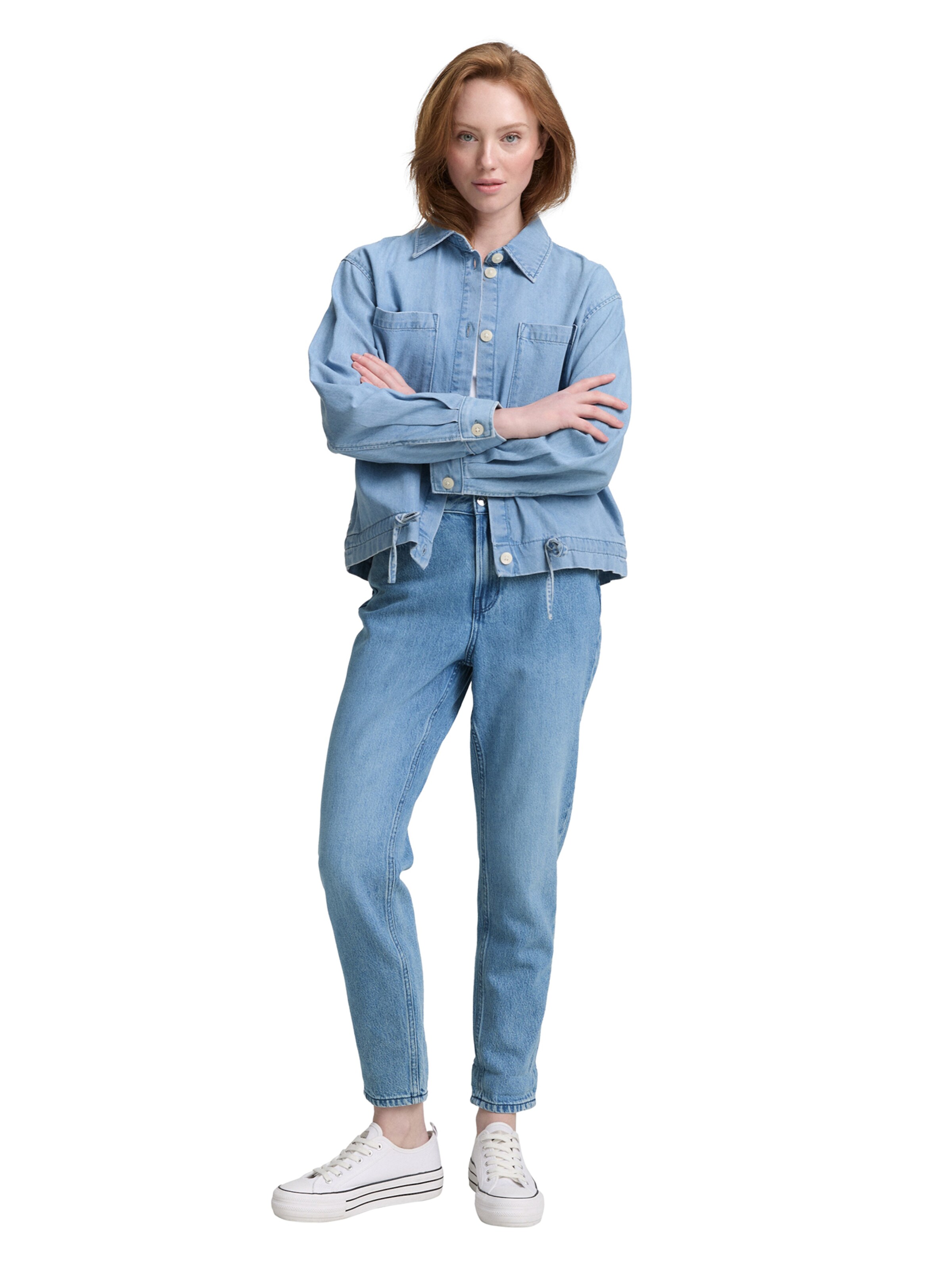 TOM TAILOR DENIM Tapered Τζιν σε μπλε