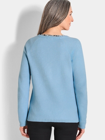 Goldner Gebreid vest in Blauw