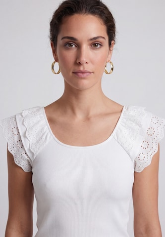 usha BLACK LABEL Bluse in Weiß