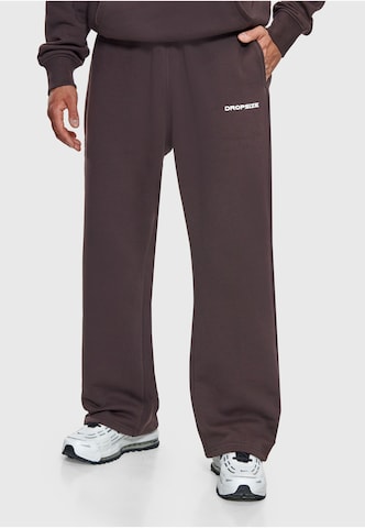 Loosefit Pantalon 'Dynamic' Dropsize en marron : devant