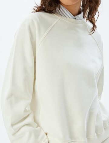 Koton Sweatshirt in Weiß
