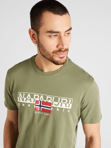 T-Shirt 'S-AYLMER' NAPAPIJRI en vert