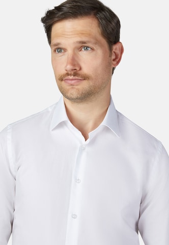 HECHTER PARIS Regular fit Zakelijk overhemd 'Kent MF' in Wit