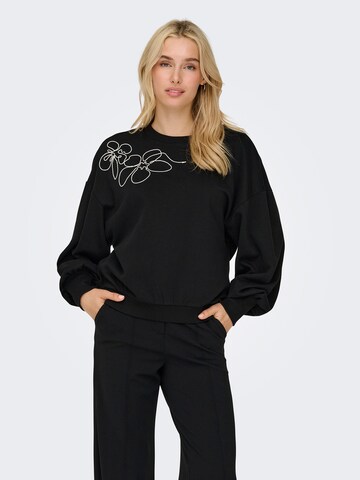ONLY - Sudadera 'ONLBROOK' en negro: frente