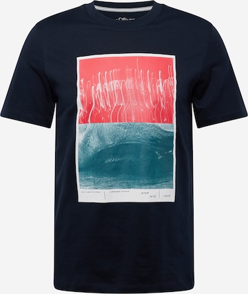 s.Oliver T-Shirt in Blau: predná strana