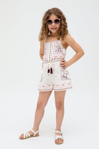 RAFFYA Jumpsuit in Weiß: Vorderseite