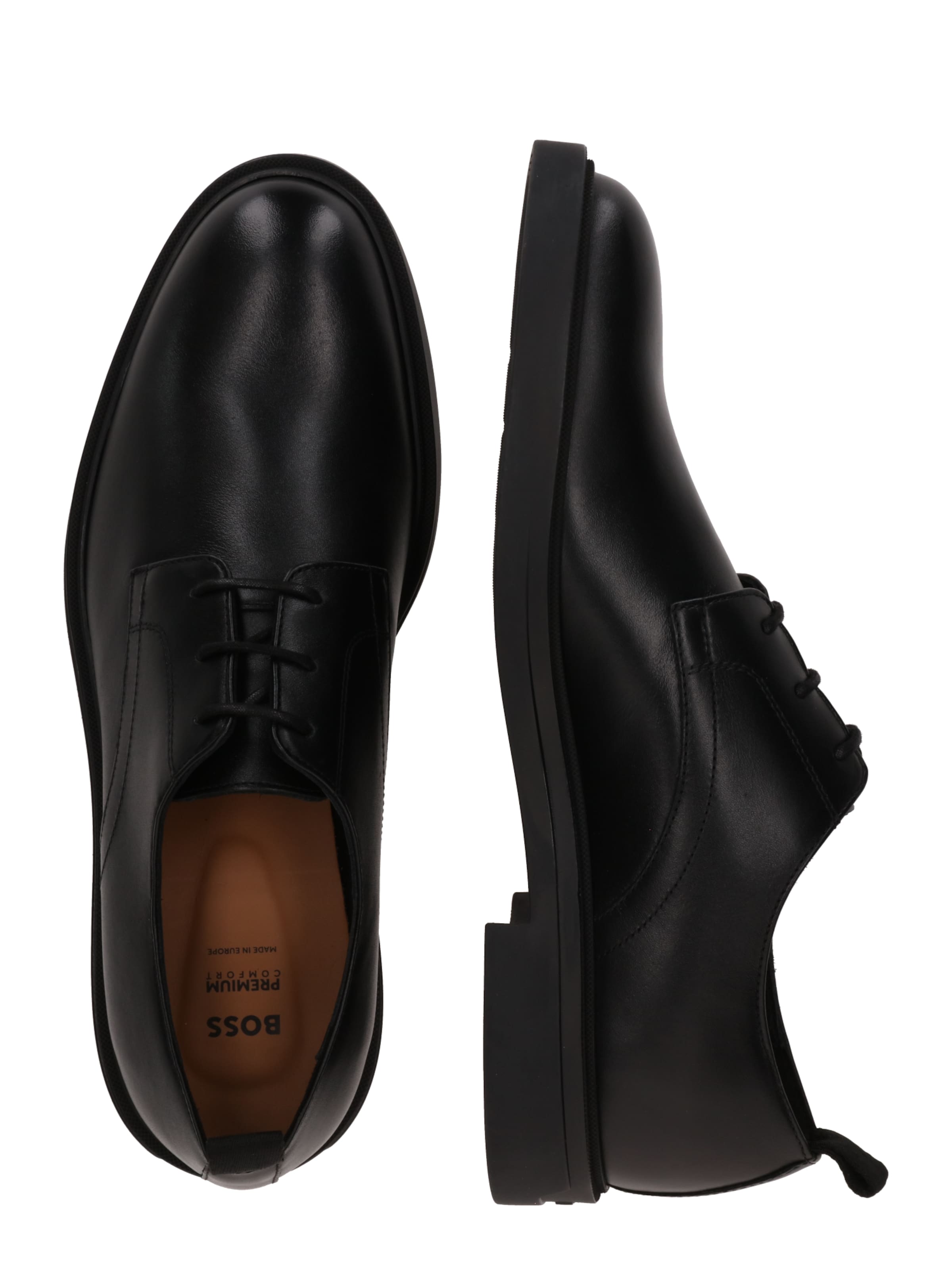 BOSSCipele na vezanje 'Calev' - crna boja