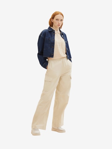 TOM TAILOR DENIM Blus i beige