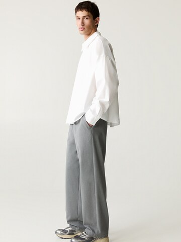 Pull&Bear Loosefit Broek in Grijs