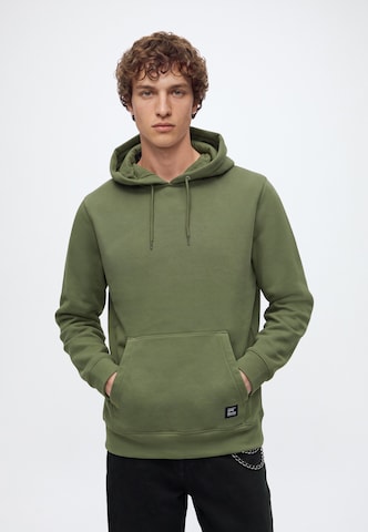 Sweat-shirt Vintage Industries en vert : devant