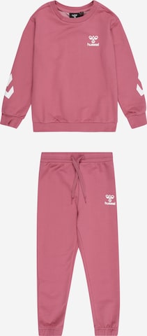 Hummel Sweatsuit 'Venti' in Pink: front