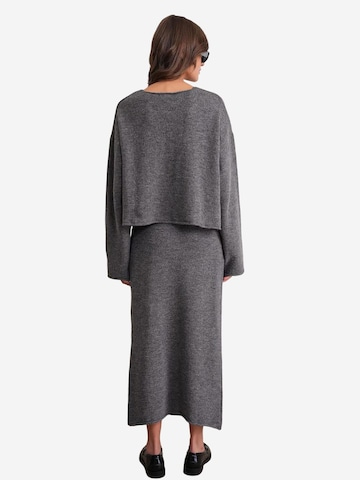 Tenue d'intérieur 'Strick-Koordinaten' MixRay en gris