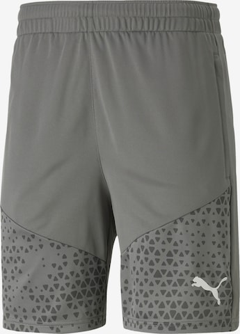 PUMA Regular Workout Pants in Grey: front