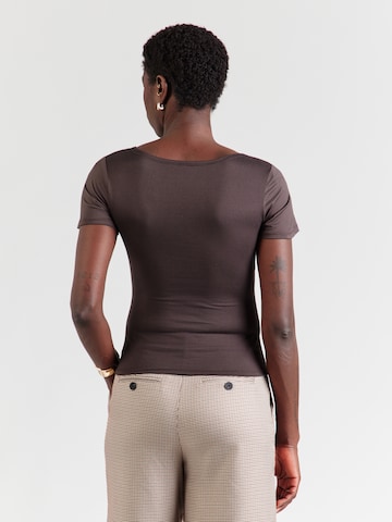 Hailys Shirt 'Al44essia' in Brown