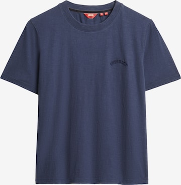 T-shirt Superdry en bleu : devant