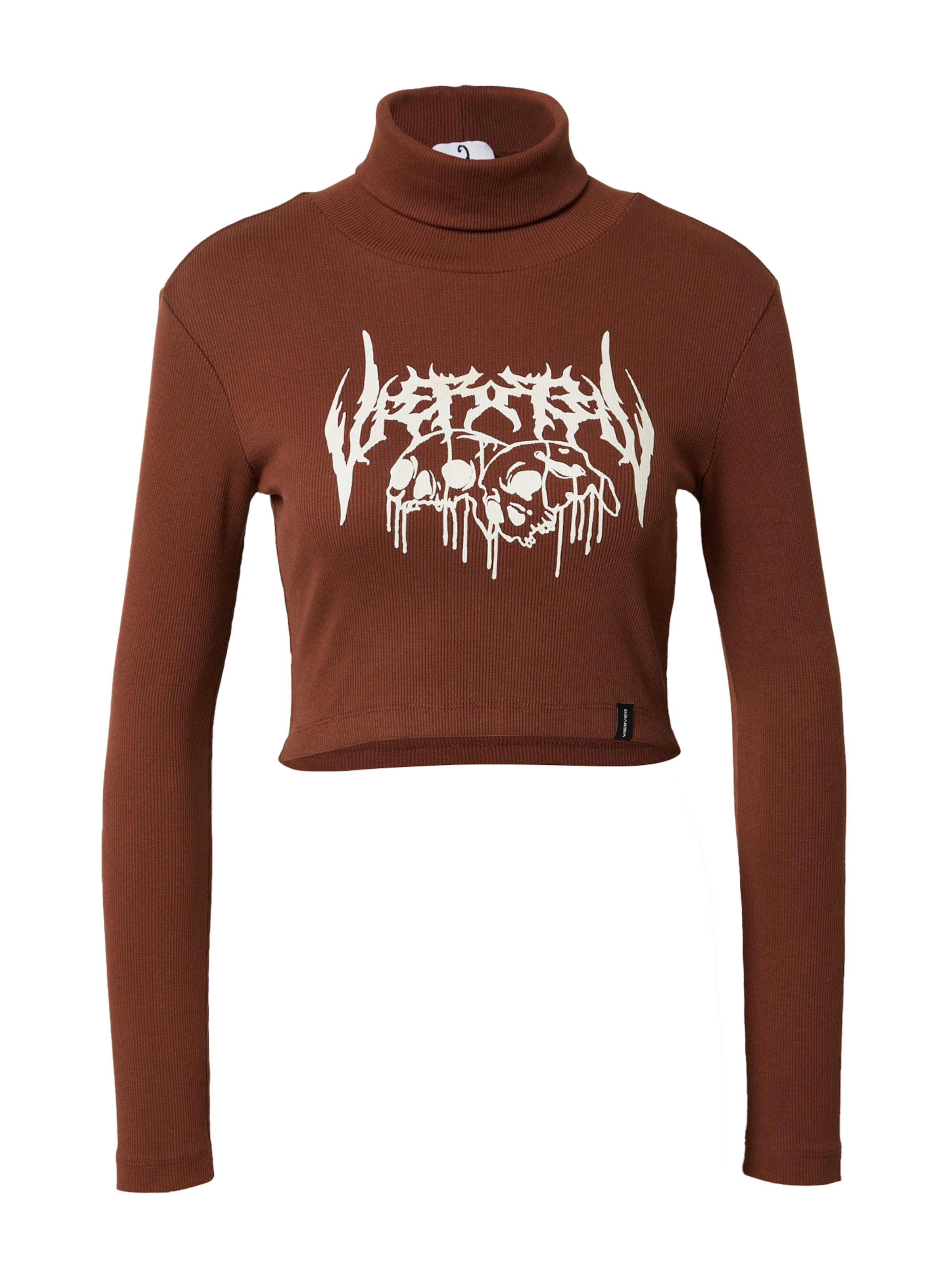 VIERVIER Shirt 'Helen' in Brown: front