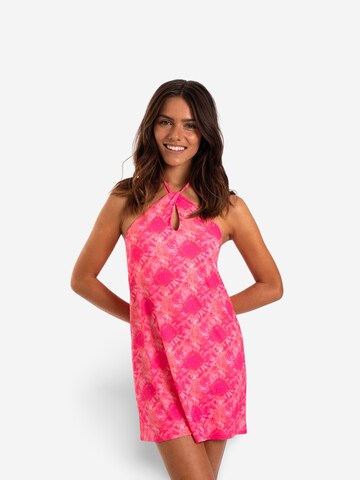 THE-ARE Dress in Pink: front