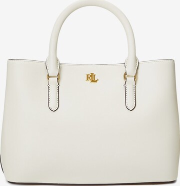 Lauren Ralph Lauren - Bolso de mano 'Marcy' en blanco: frente