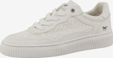 MUSTANGNiske tenisice - bijela boja: prednji dio