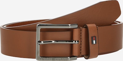 TOMMY HILFIGER Ceinture 'Oliver' en caramel / argent, Vue avec produit