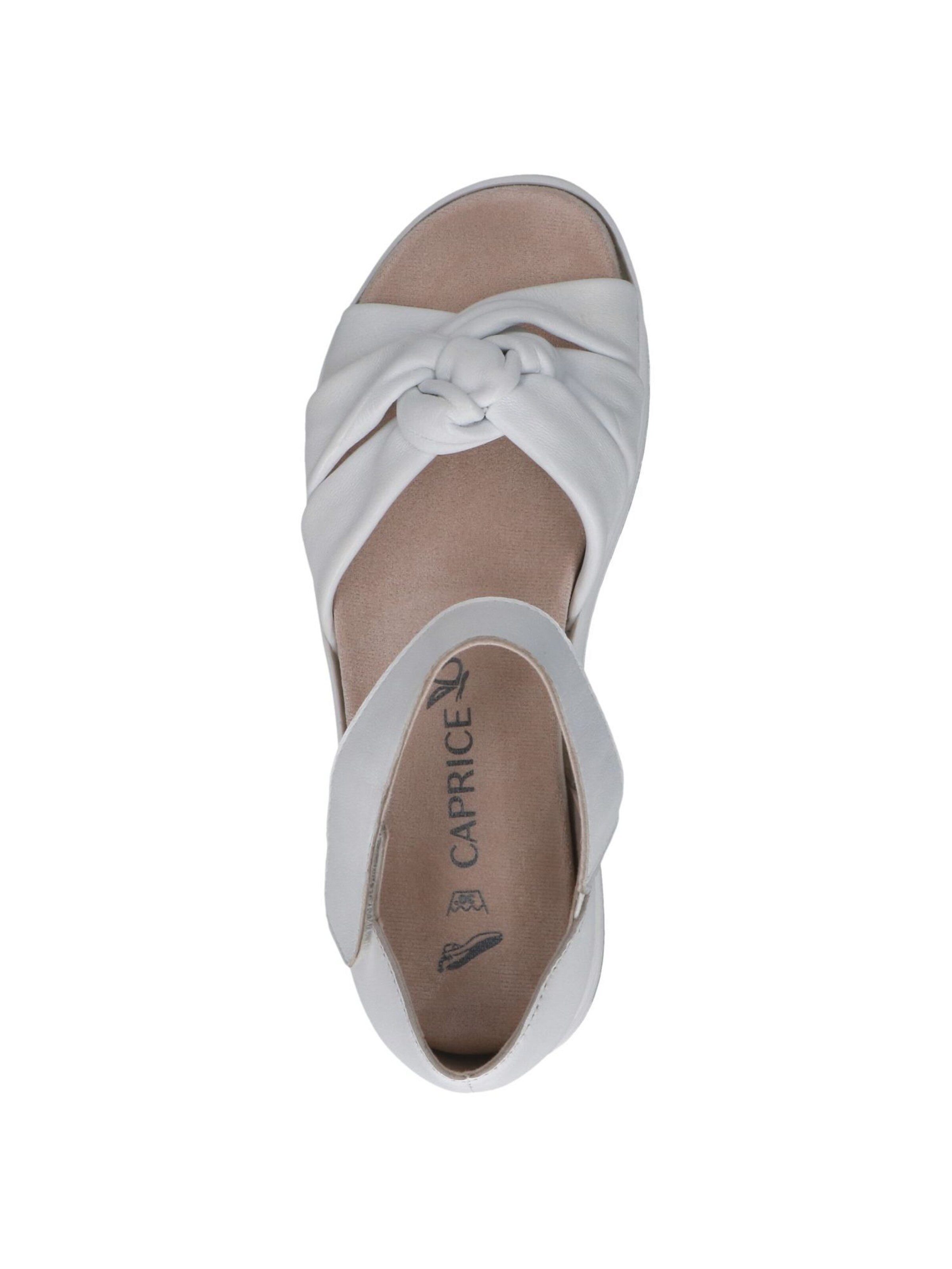 CAPRICE Sandale in Weiß