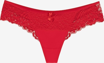 Wolbar String 'Karioka' in Rood: voorkant