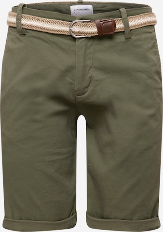 Lindbergh - Calças chino 'Superflex' em verde: frente