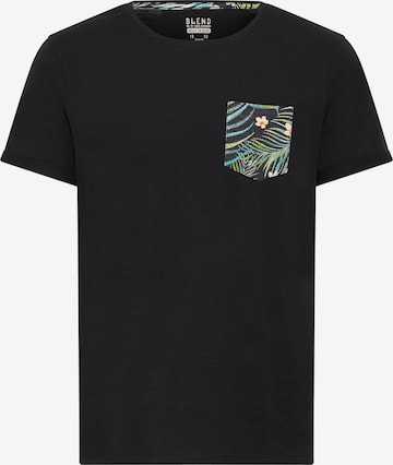 BLEND - Camiseta 'BHFlorens' en negro: frente