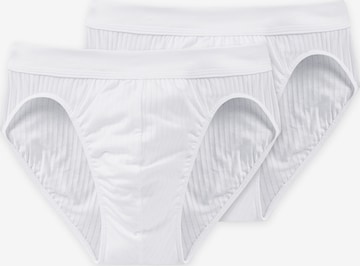 SCHIESSER - Braga 'Authentic' en blanco: frente