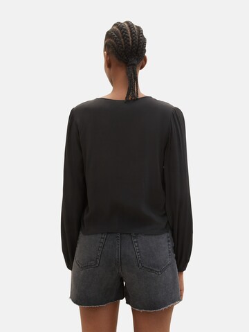 TOM TAILOR DENIM - Blusa en negro