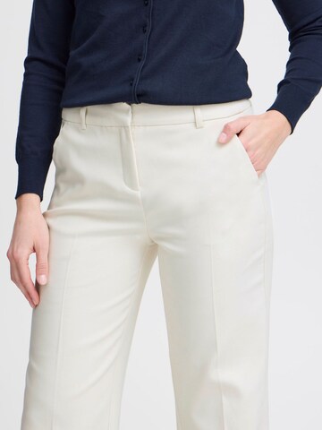 regular Pantaloni con piega frontale ' VITA ' di Fransa in bianco