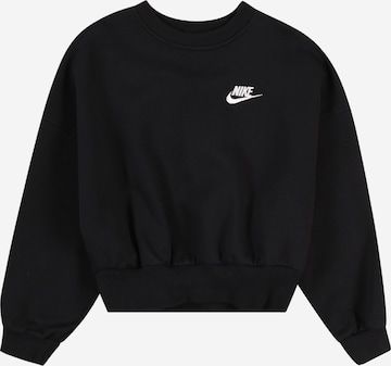 Felpa 'Club Flc' di Nike Sportswear in nero: frontale