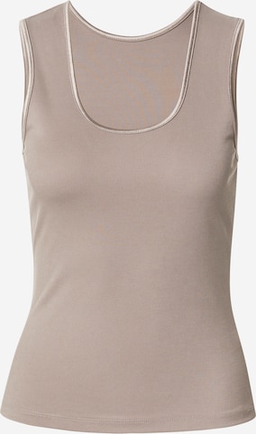 YAS Top 'YASPALOMA' in Grau: Vorderseite