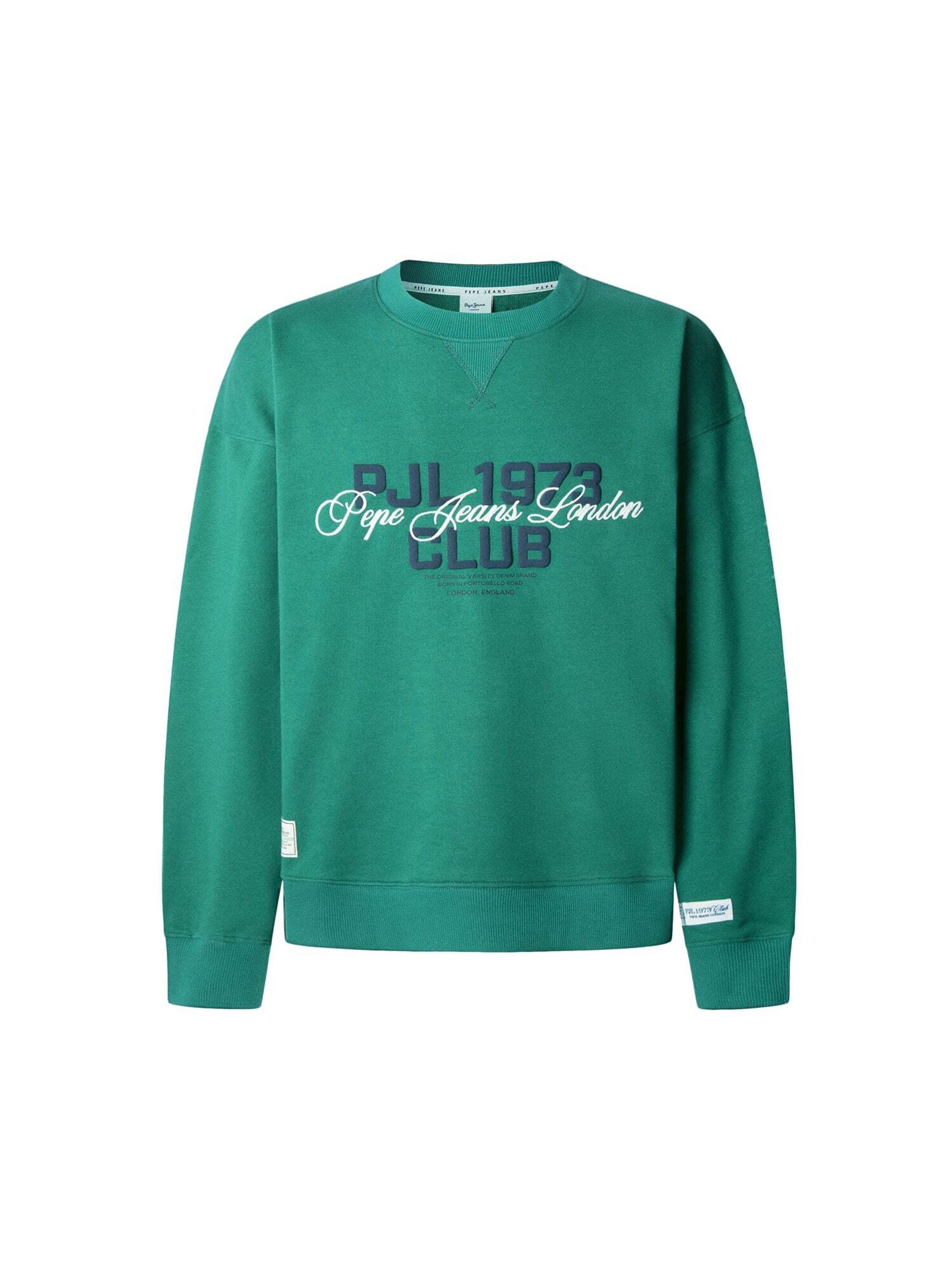 Sweat-shirt 'Talbot' Pepe Jeans en vert : devant