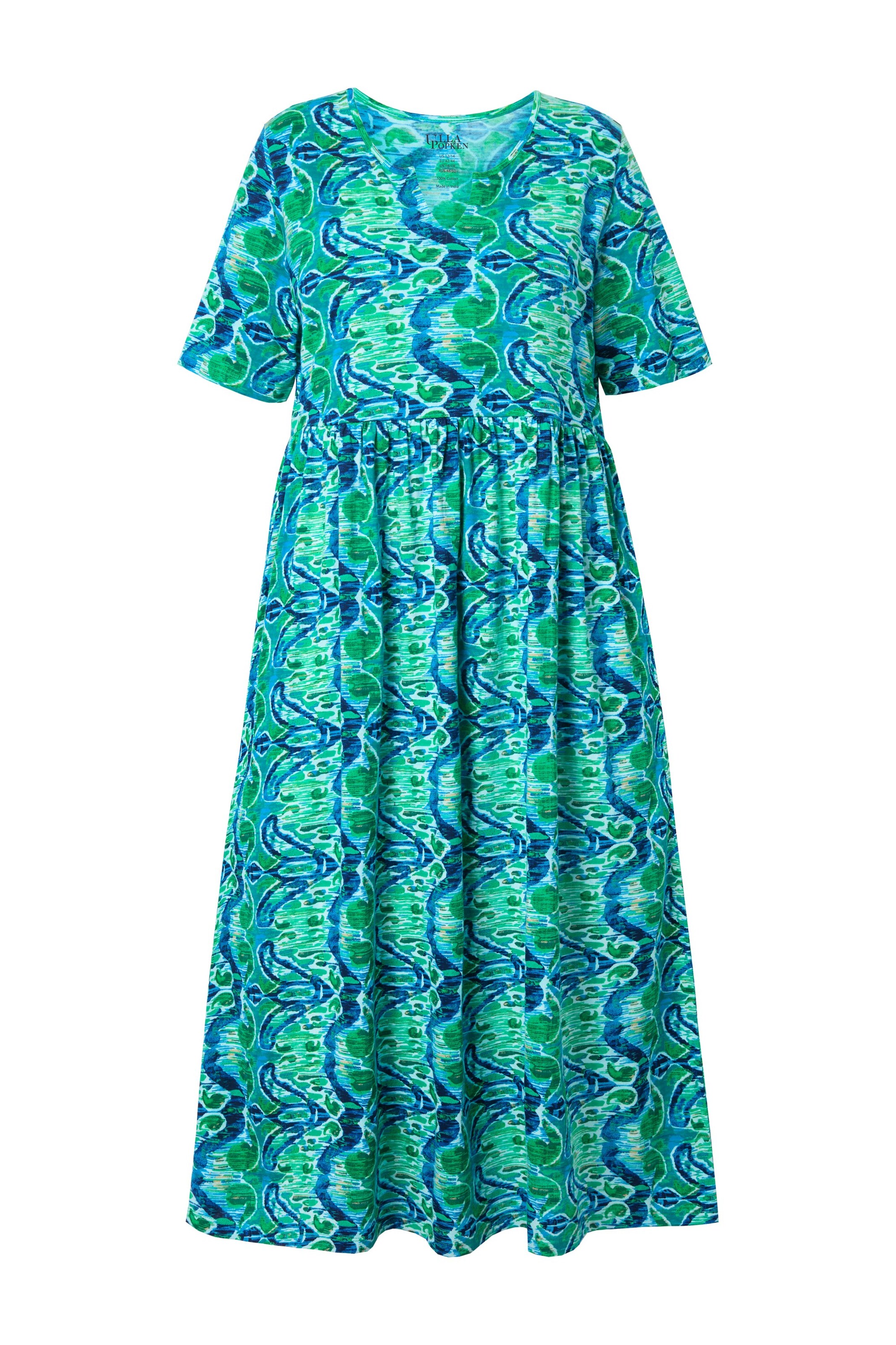 Ulla Popken Kleid in Blau: Vorderseite