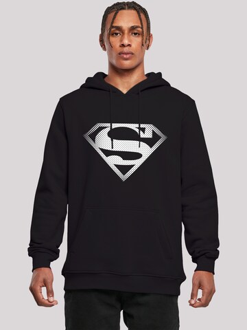 Sweat-shirt 'DC Comics Superman Spot' F4NT4STIC en noir : devant