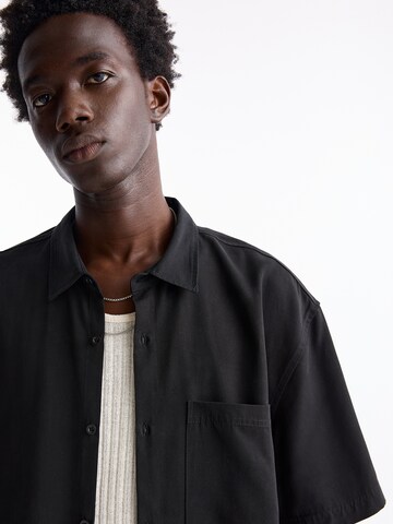 Fit confort Chemise Pull&Bear en noir
