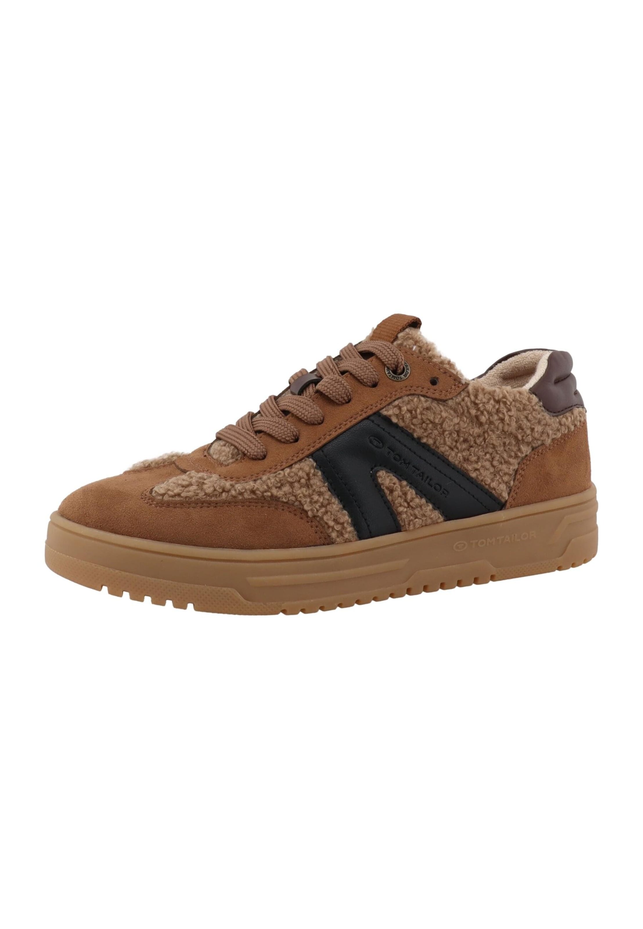 TOM TAILOR Platform trainers in Brown: front