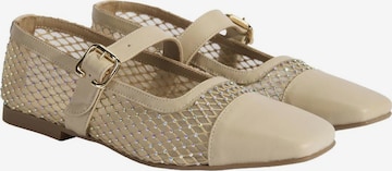 Desa Ballerina 'Ballettschuhe' in Beige: voorkant