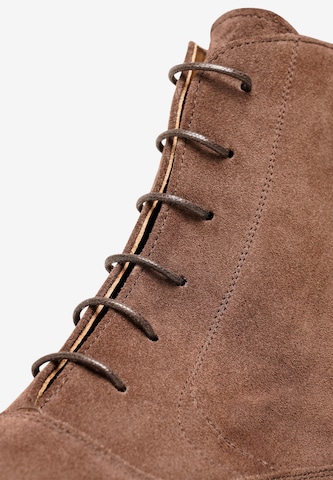 Henry Stevens Lace-Up Boots 'Winston COB' in Brown