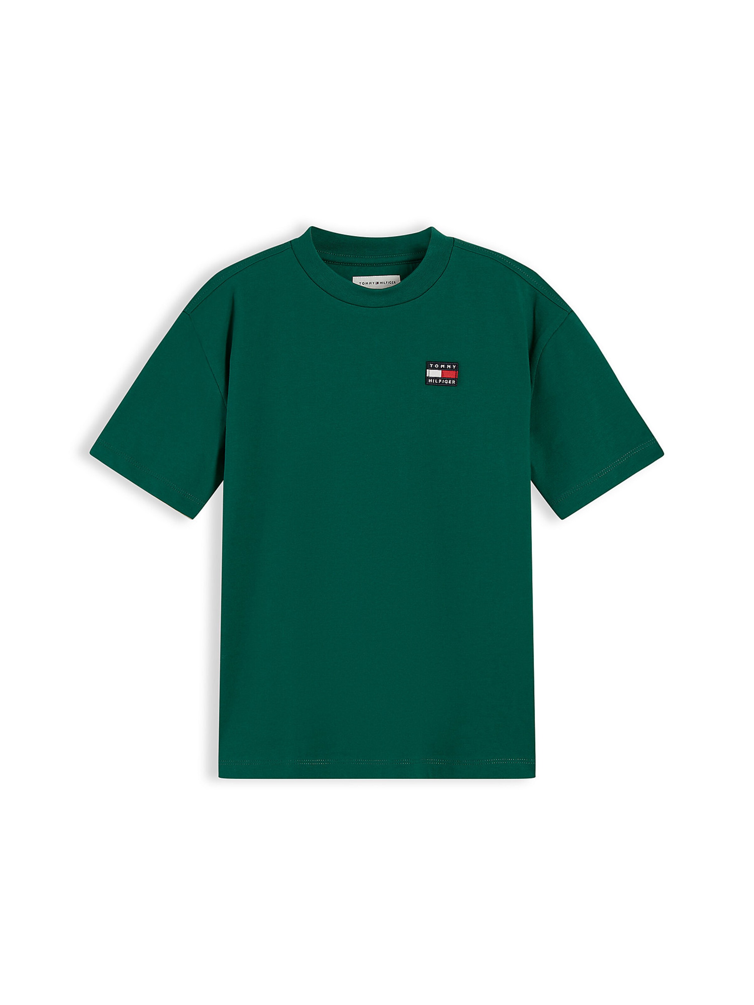 TOMMY HILFIGER Shirt 'Essential' in Green: front