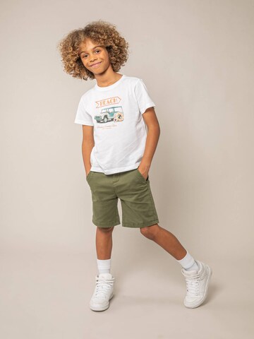 T-Shirt 'Beachway' Deeluxe en blanc