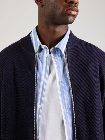 TOM TAILOR Gebreid vest in Blauw
