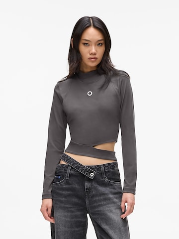 KARL LAGERFELD JEANS Shirt 'UTILITY' in Grau: Vorderseite