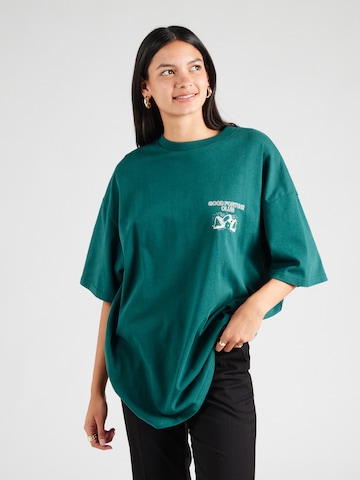 Maglia extra large 'Good Fortune' di Karo Kauer in verde