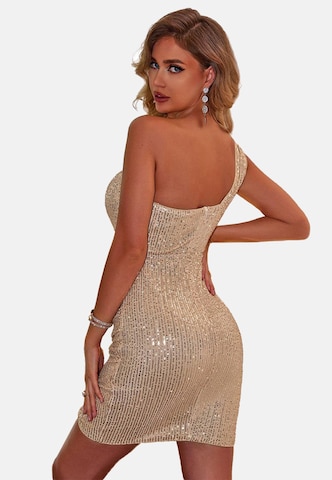 Moda Minx Cocktailkleid in Gold